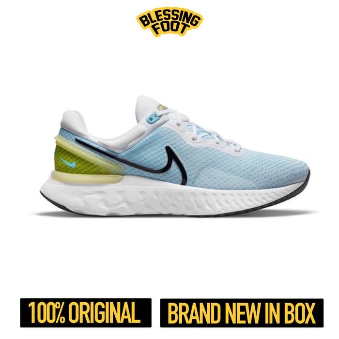 Nike React Miler 3 White / Black / Chlorine Blue ORIGINAL BNIB