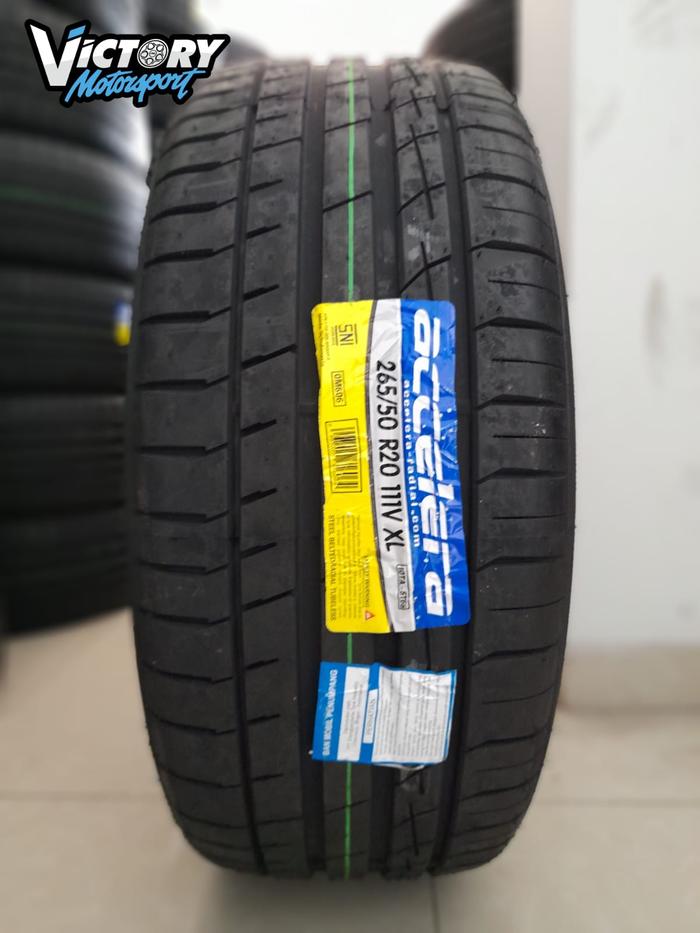 BAN MOBIL FORTUNER R20 UKURAN 265 50 RING 20 ACCELERA BUKAN ACHILLES