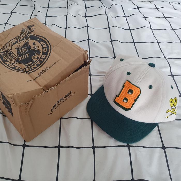 CAP RAW TYPE RIOT X BRYAN BRAVO EDITION ORIGINAL LIMITED TOPI RAWTYPE