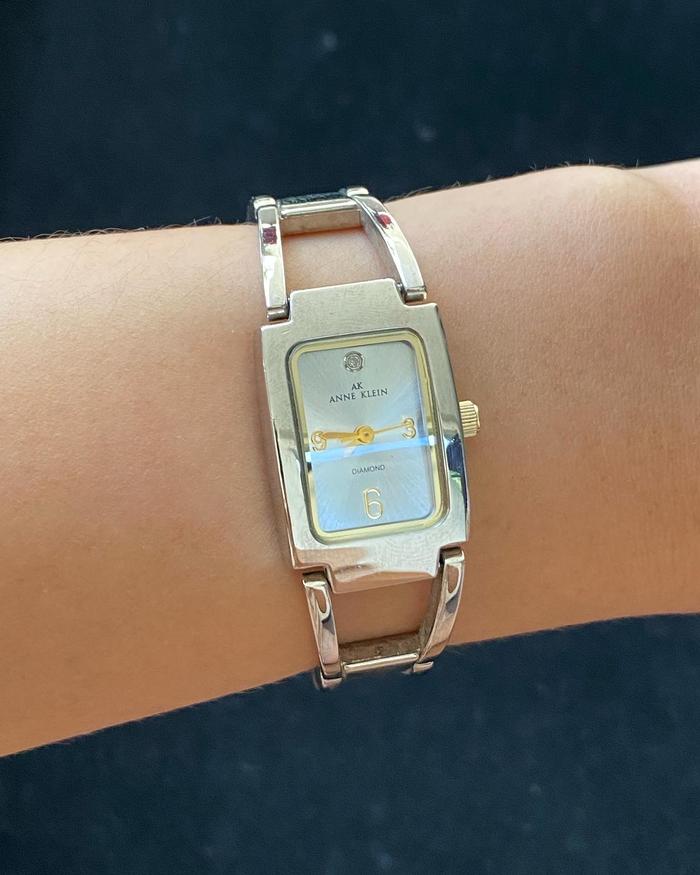 Anne Klein Silvertone Watch Bracelet