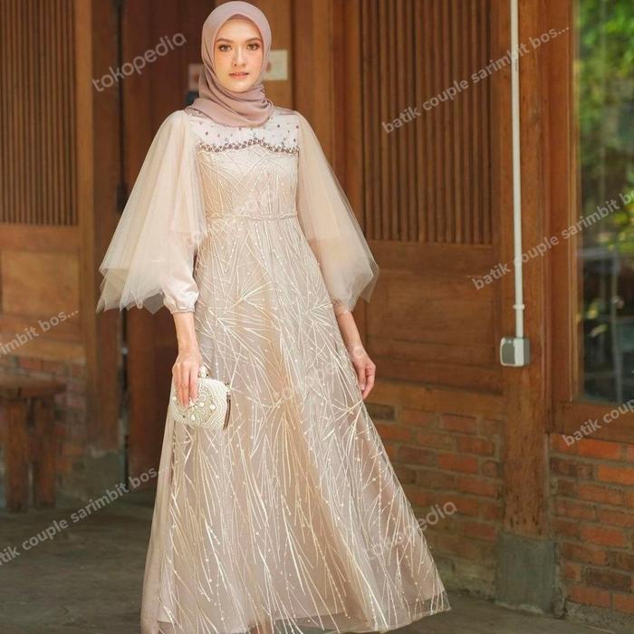 Gamis- Sarimbit Baju Batik Gamis kebaya brokat