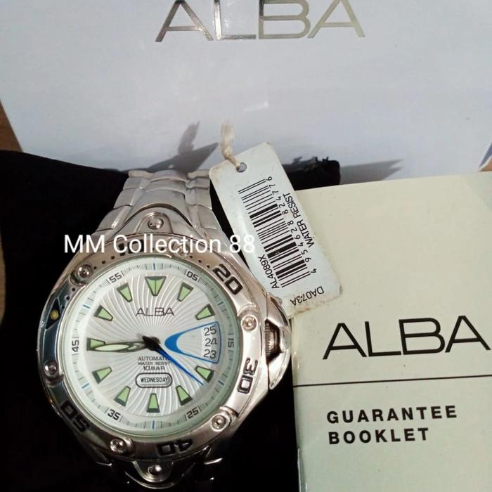 Jam Tangan Pria Alba AL4089X1 AL4089 Automatic Original & Garansi
