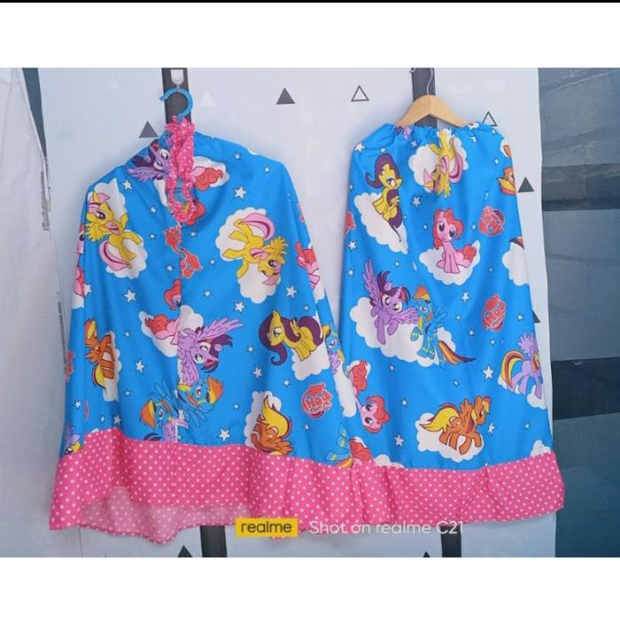 Mukena Rukuh Anak Karakter Pony XL