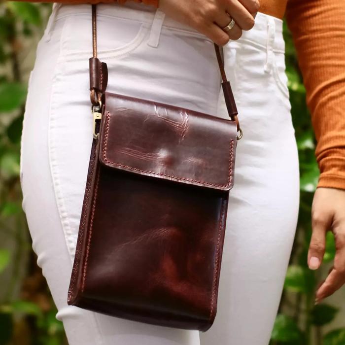 Tas Kulit Asli Mini Sling Bag Leather MK2 Atelierkr Handmade