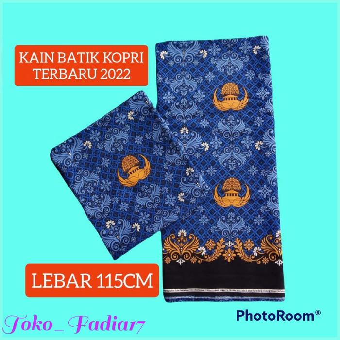 Bahan kain korpri 2 meter motif terbaru 2022,Batik korpri resmi