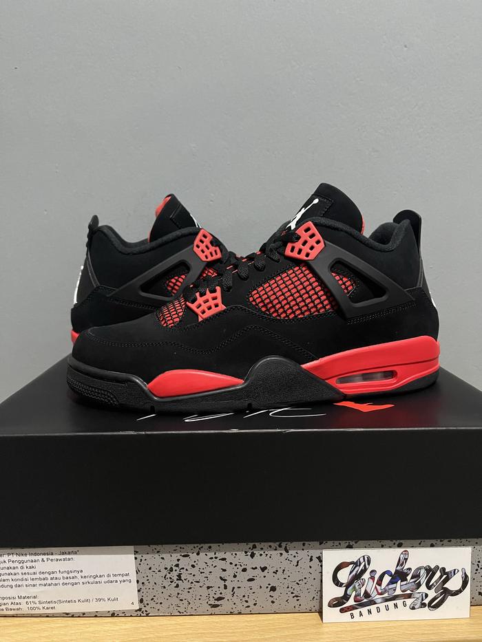 Nike Air Jordan 4 Retro Red Thunder ORIGINAL