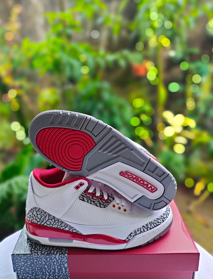 Air Jordan 3 Retro Cardinal Red Original