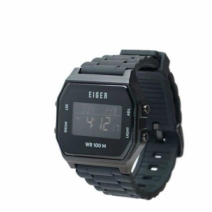 Jam tangan original EIGER PROVO WATCH , blk , 5092