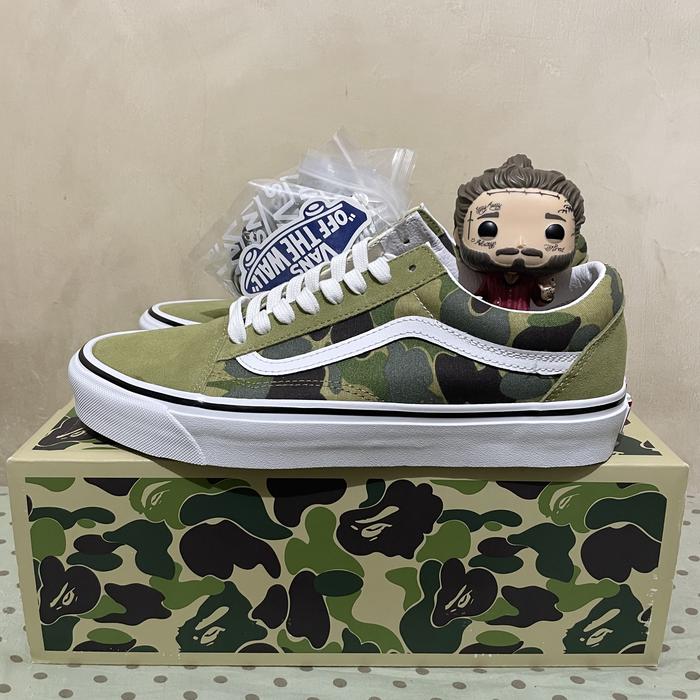 Vans Old Skool 36 DX Bape Green ABC Camo