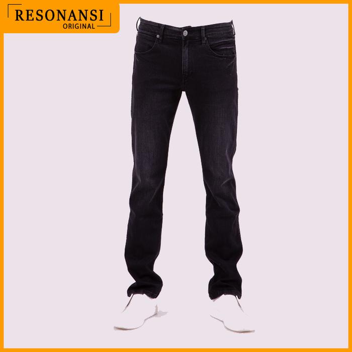 CELANA JEANS PRIA TERBARU WRANGLER ORIGINAL GREENSBORO C04P20 HITAM