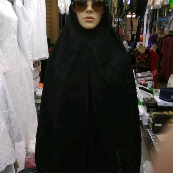 bergo jumbo hitam XXL