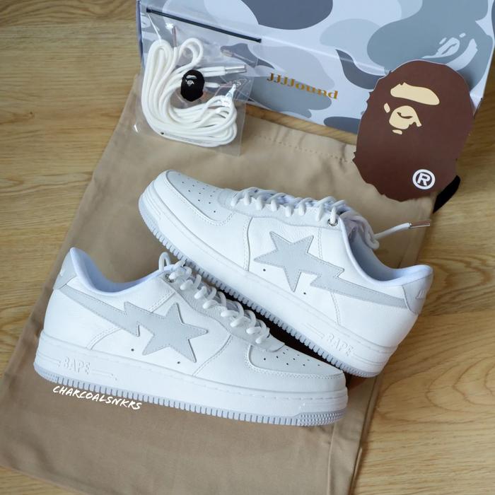 JJJJound x BAPESTA BAPE STA Low "White" 1H73191921
