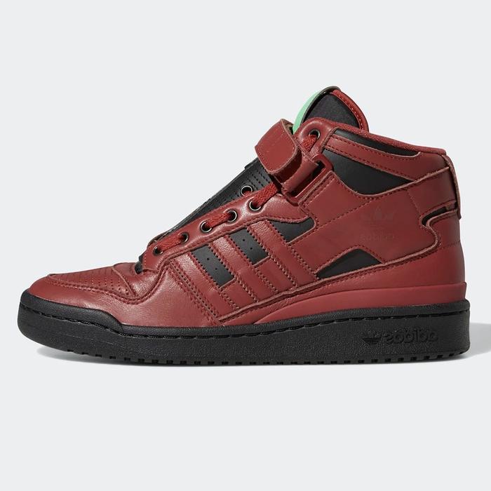 GUARDIANS OF THE GALAXY x ADIDAS FORUM MID MYSTERY RED BLACK ORIGINAL