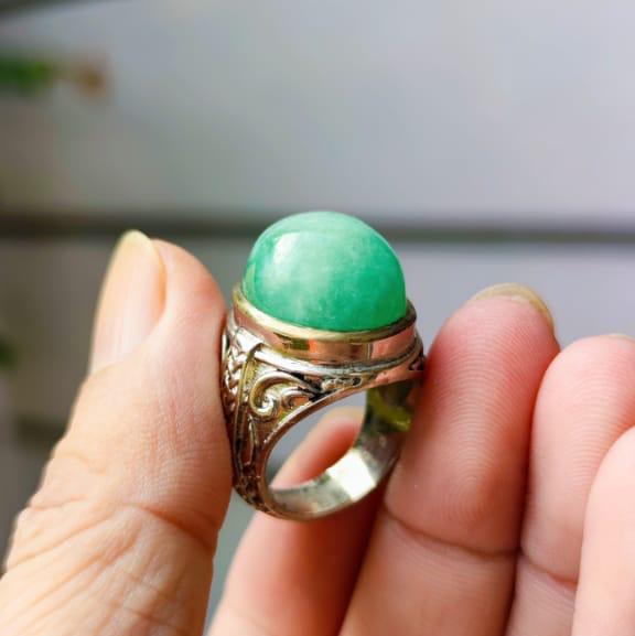 BATU CINCIN GIOK BURMA JADE IT Type B