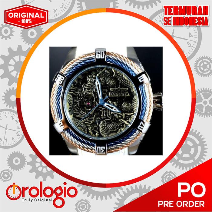 Invicta Bolt Zeus Empire Dragon Tri-Cable Automatic 53mm White 26391