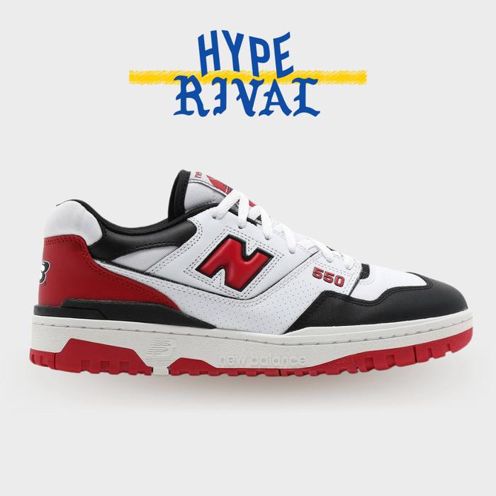 New Balance 550 Team Red 100% Original