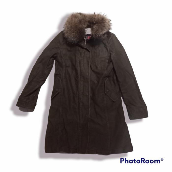Parka Jacket. Inner Tartan. Keren. SZ M.