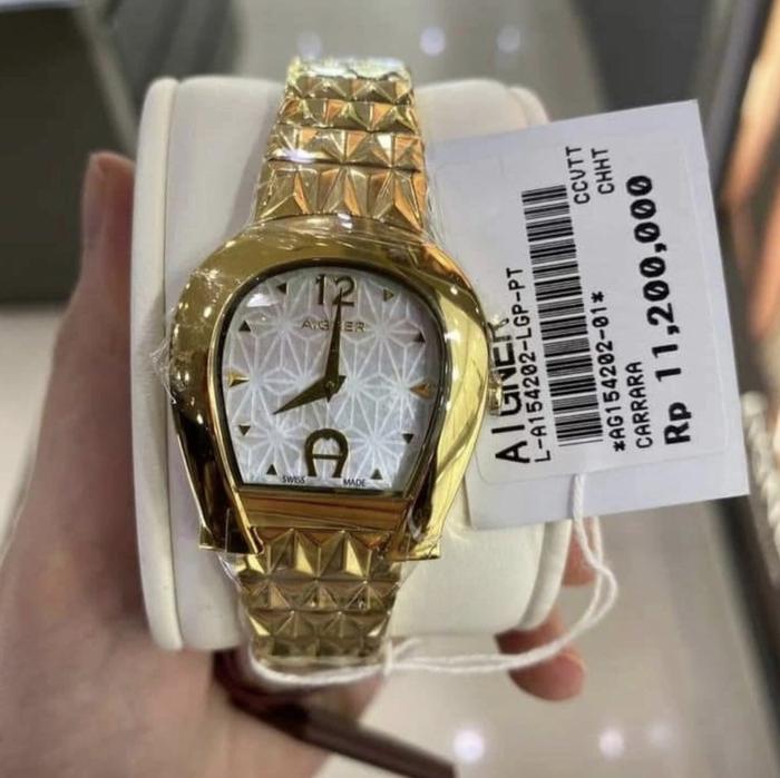 Jam tangan Aigner Carrara A154202 Gold Original