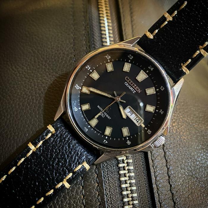 Jam tangan langka original Citizen CQ 100m