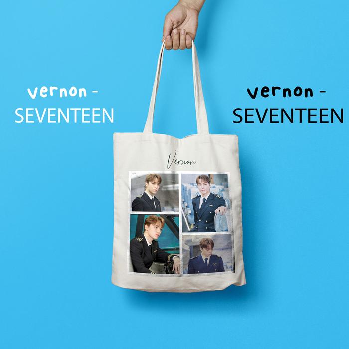 [VERNON SEVENTEEN] I TOTEBAG SEVENTEEN MURAH I PHOTOCARD MINGYU