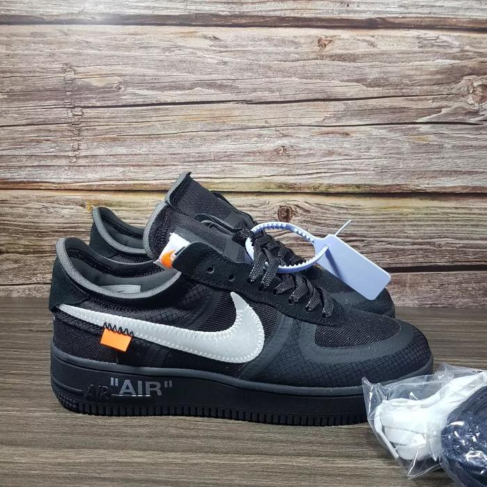 Sepatu Nike Air Force 1 Low Off White Black