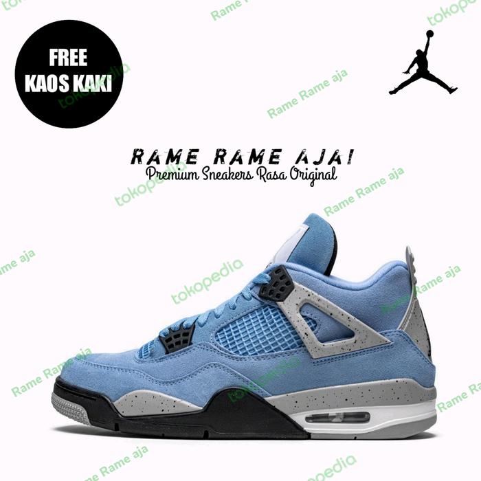 Sepatu Air Jordan 4 University Blue