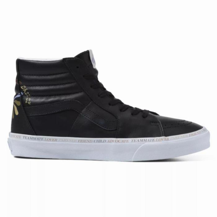 Vans Sk8 Hi Divine Leather Black True White