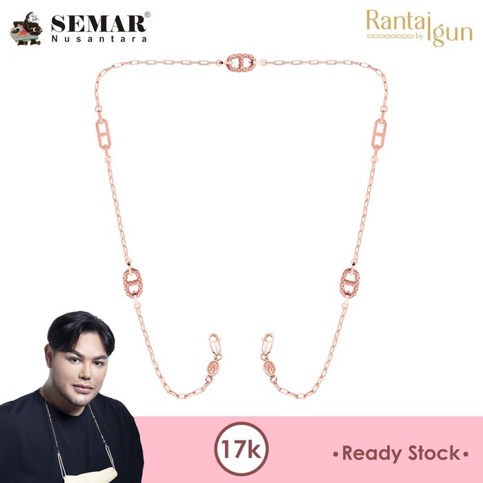 Strap Masker Alessandria Gold Rantai By Igun 17K Semar Nusantara