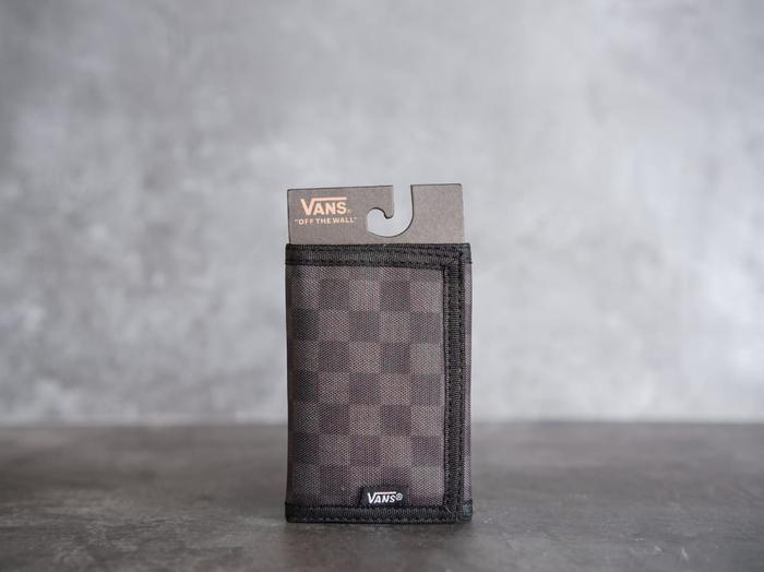 Vans Slipped Wallet Pewter Checkerboard / Dompet Vans Original Pewter