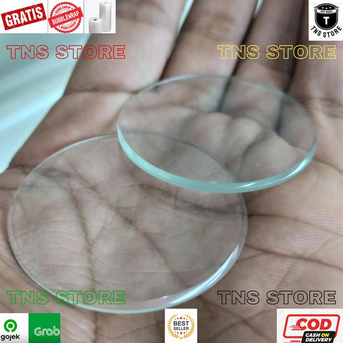 Koco Kaca jam tangan bening datar model siku 3mm 260-450mm