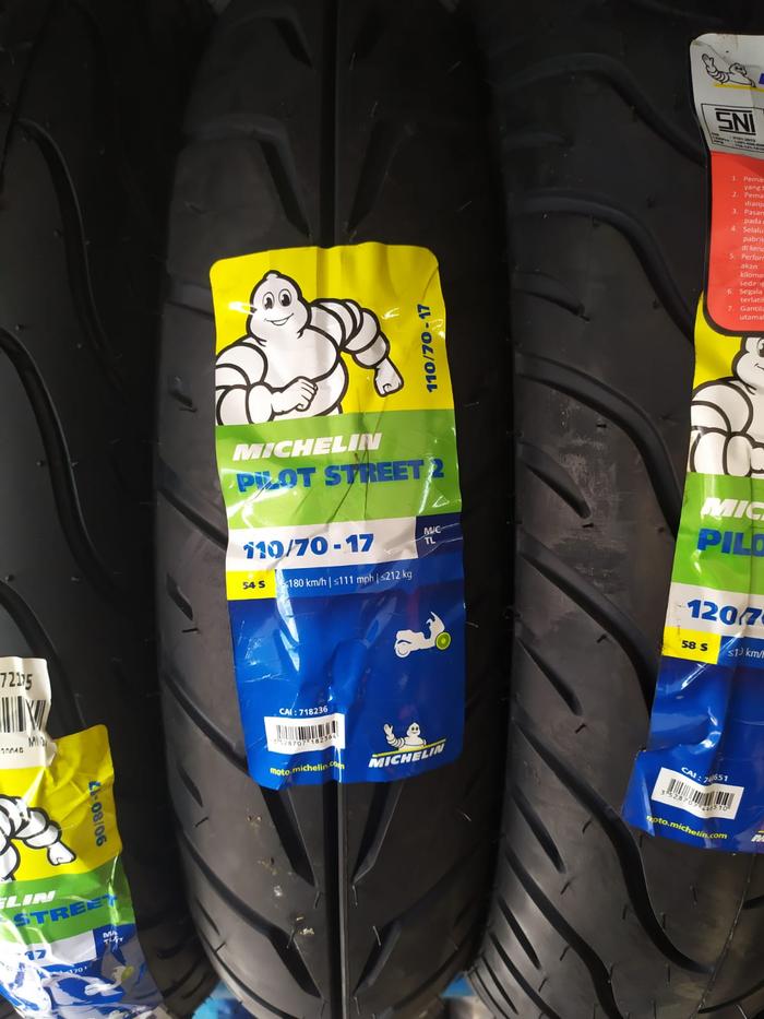 Ban Motor Michelin Pilot Street 2 Tubeless 110/70-17 110 70 17