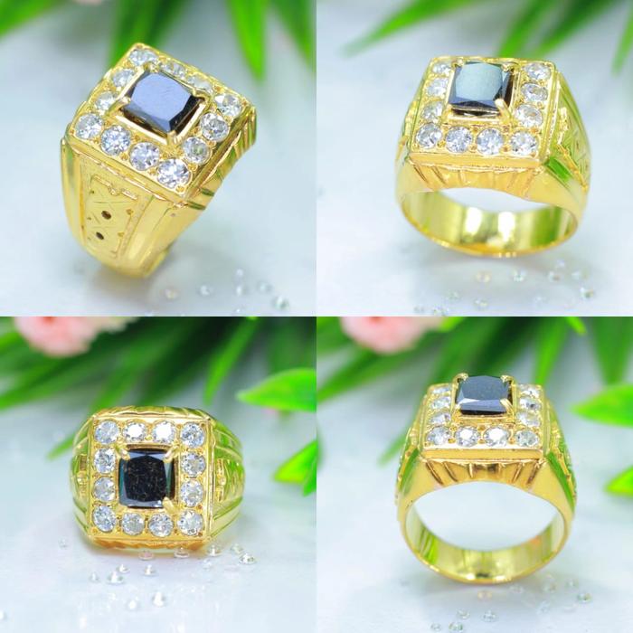Cincin Emas berlian cowo Pria
