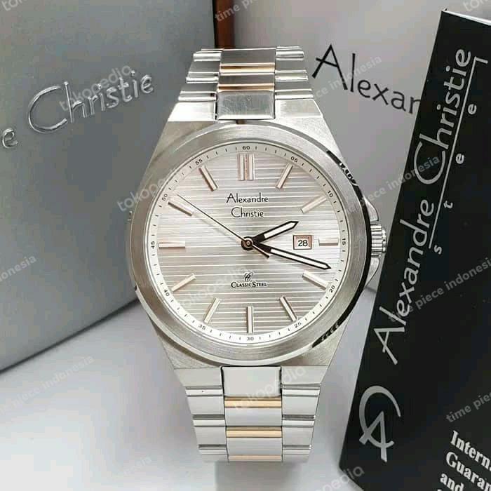 Alexandre Christie AC 8563 / AC 8563MD Siver Kombi Original & Garansi