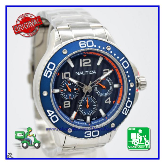 Jam Tangan Pria Nautica Rantai | Jam Nautica Stainless Steel