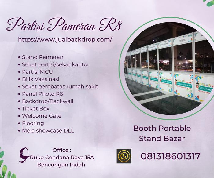 Stand Bazar Bogor stand booth portable partisi pameran r8 085100463227