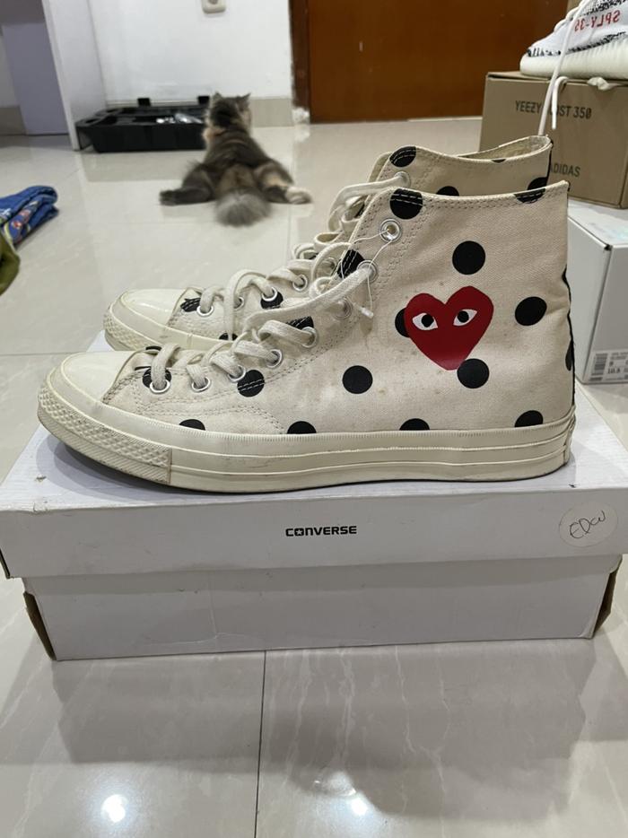 CONVERSE x CDG POLKADOT HIGH