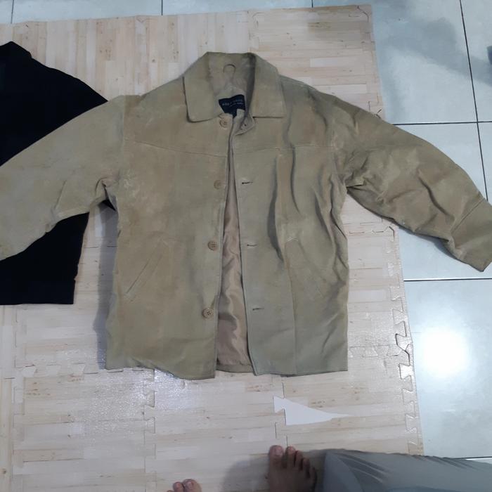 jacket roger david genuine suede kulit asli pigskin