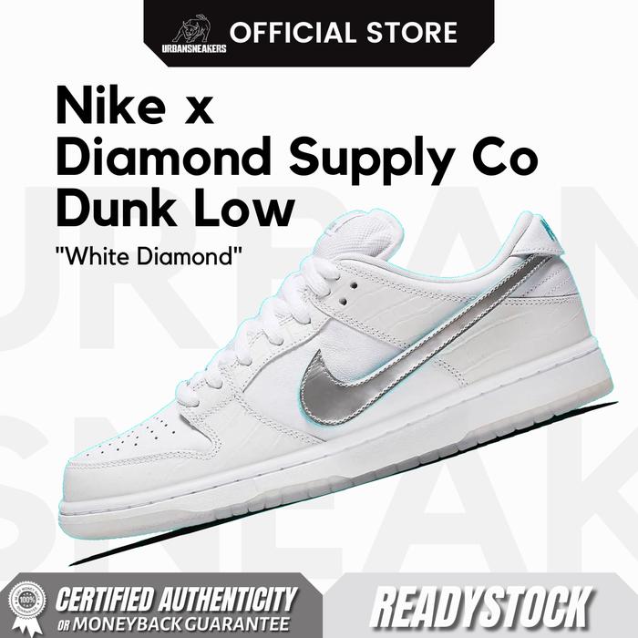 Nike SB Dunk Low Diamond Supply Co. White Diamond | BV1310 100