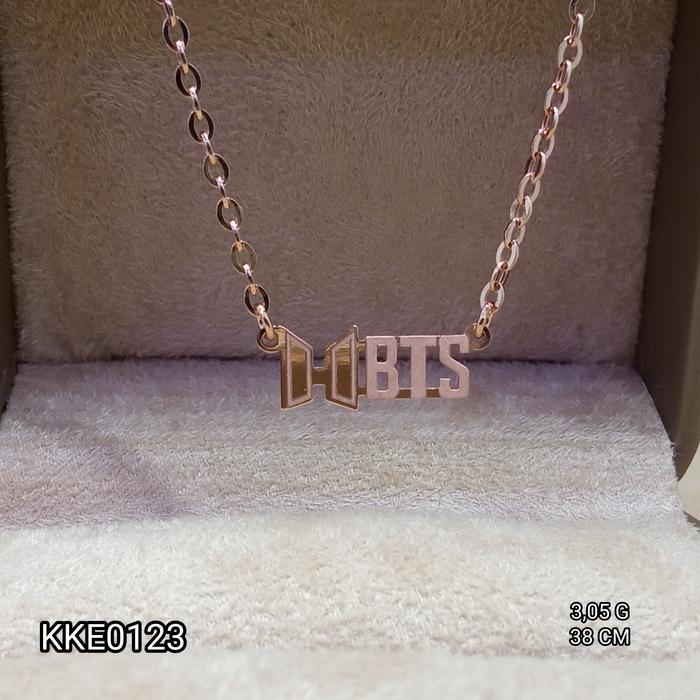 Kalung BTS Korea Emas 750 BTS KKE0123
