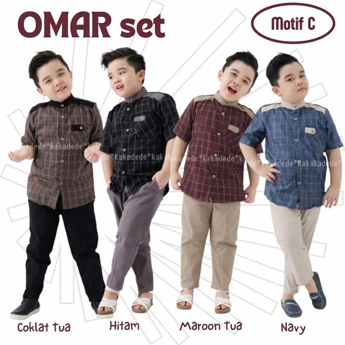 baju anak setelan omar&hana