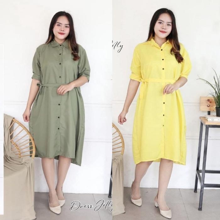 Piyama Daster Dewasa Jolly / Dress Jolly Kancing Plain