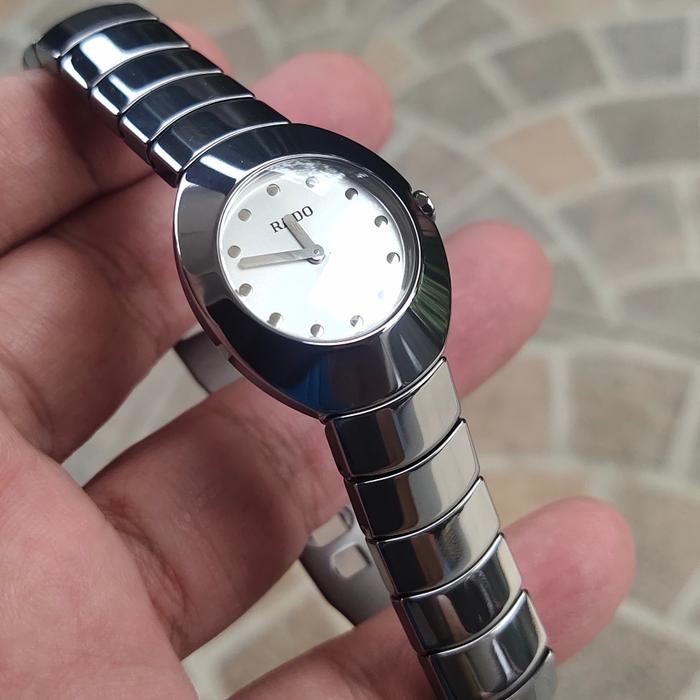 Jam Wanita Rado Ovation Tungsten Ceramic Case Quartz Original