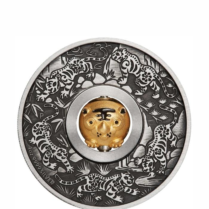 Pure Silver Perth mint tiger Limited Edition