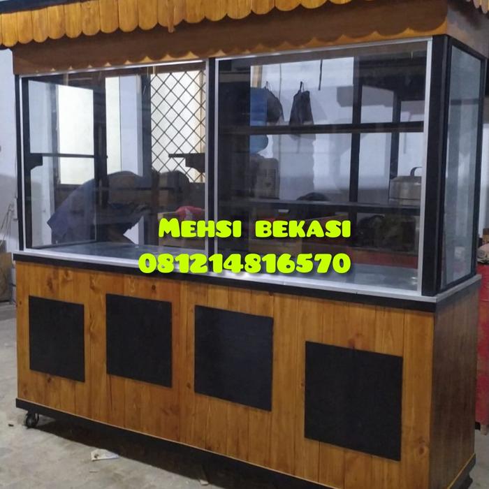 Gerobak makanan, gerobak kebab, roti panggang, kukus, martabak dll