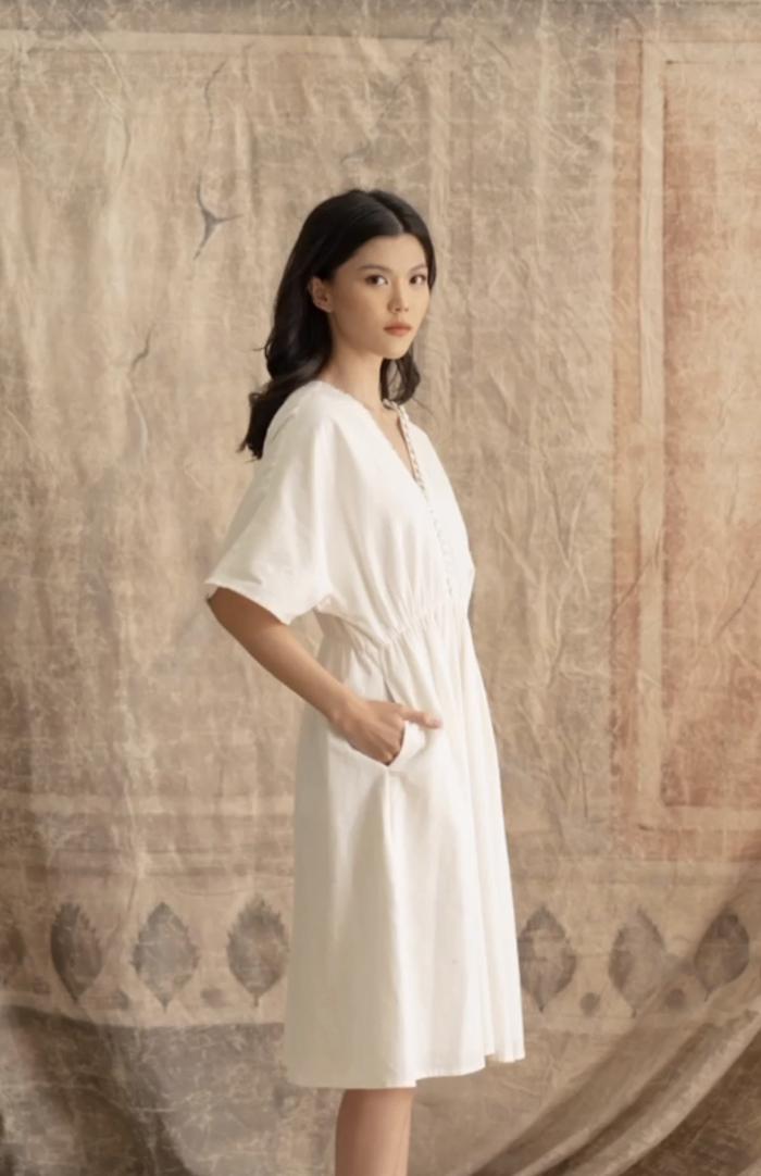 Novere Buttermilk dress