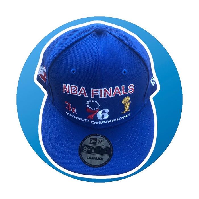 TOPI NEW ERA ORIGINAL SIXERS NBA CHAMPIONS