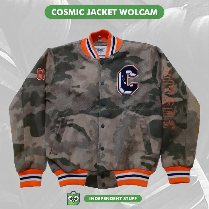 Cosmic Jacket WOLCAM - Varsity Jacket Pria