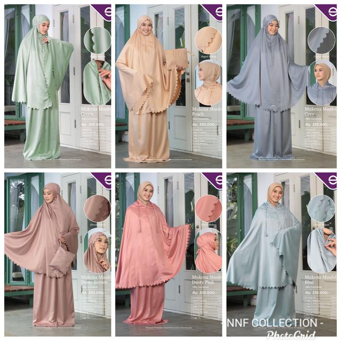 Mukena Silky Premium + ETHICA MUKENA MAULVI + Mukena Polos Renda Ori