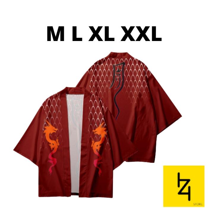 Kimono jepang pria wanita street style harajuku outer M L XL XXL 2XL