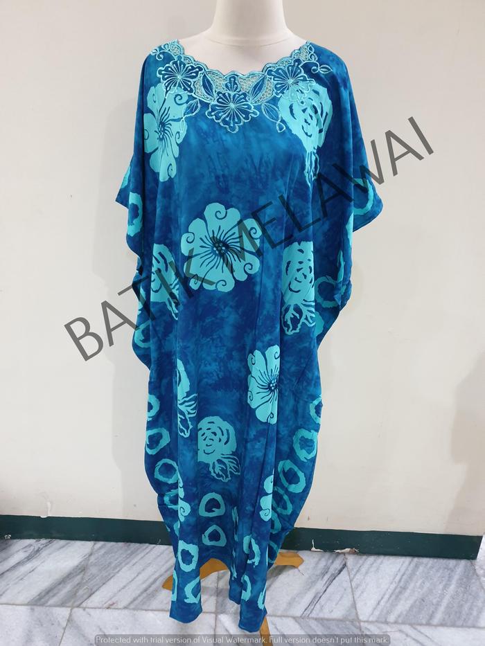 Daster batik PREMIUM SUNAN ORI Rayon Adem Kalong Midi Kapstan Bordir